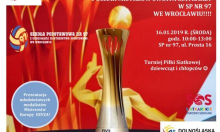 Puchar Mistrzów Świata Siatkarzy w SP97 we Wrocławiu!