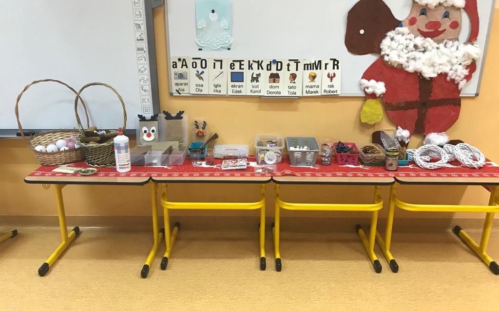 Warsztaty plastyczne w oddziale przedszkolnym